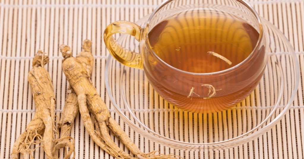 Chá de ginseng para menopausa